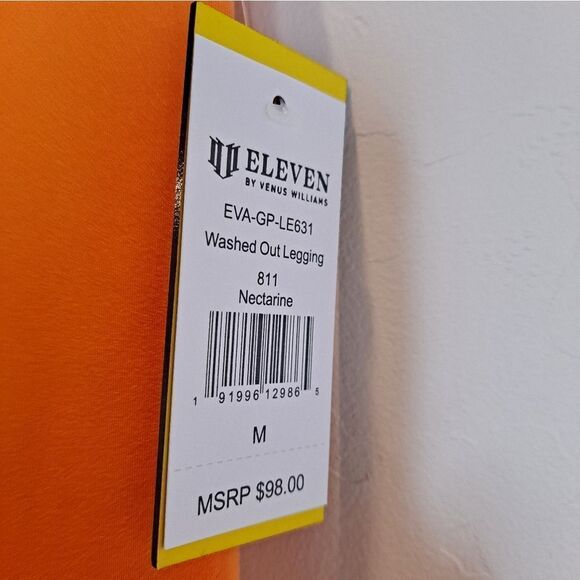 Eleven Venus Williams Women's Nectarine Washed out Leggings Size Medium NWT - Picture 8 of 9